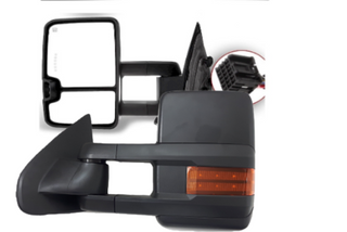 Towing Mirrors Fits 2014 - 2018 Pair Power Heated with Signal - Tecman Automotive inc  