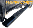 Side step bars for Dodge Ram Quad Cab 1500 2002 - 2008  5" oval Black